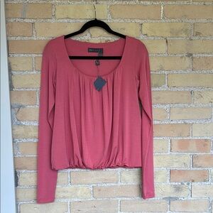 NWT Msiamo Pink/Coral Women's Long Sleeve Top